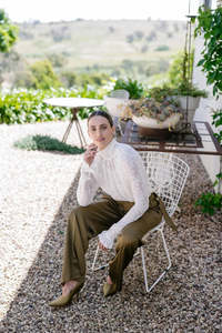 Pants: MAUD DAINTY PINOT PANT-GREEN
