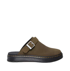 Dr Martens: DR MARTENS BROOKLINE MULE-DMS OLIVE