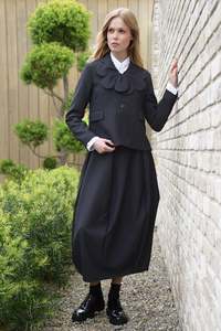 TRELISE COOPER SUIT CAMP SKIRT-BLACK