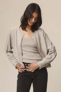 MARLE BABETTE CARDIGAN-BUFF