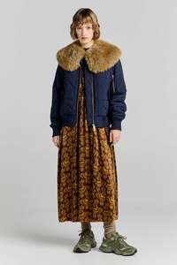 Sun Shades: KAREN WALKER WILDER JACKET-NAVY