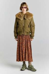 Sun Shades: KAREN WALKER WILDER JACKET-OLIVE