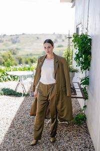 Maud Dainty: MAUD DAINTY BELLHOP COAT-SWAMP
