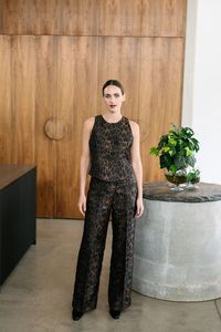 Maud Dainty: MAUD DAINTY DIME VEST-LEOPARD