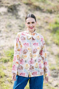 Maud Dainty: MAUD DAINTY ACTRESS SHIRT-ROSES