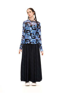 Spring 2026: NOMD ARCHIVE LONG SLEEVE TOP-ARACHNA PRINT