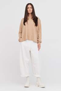 New Arrivals: TAYLOR SUBJECT HOODIE-SAND/IVORY