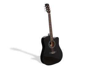 DS 41'' Acoustic Guitar Black Color
