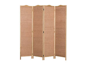 Room Divider: 4-Panel Room Divider D S2 - Brown