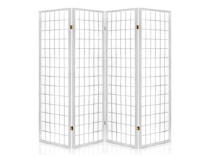 4-Panel Room Divider C M1 - White