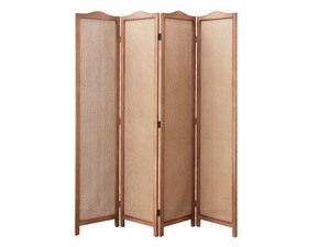 Room Divider: 4-Panel Room Divider C M5 - Dark Brown