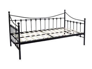 Day Bed: Sierra Metal Day Bed - Black