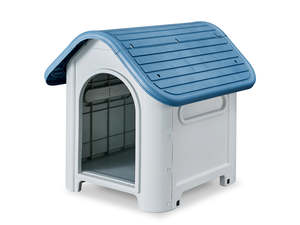 Dog Supplies: Plastic Dog House - Blue