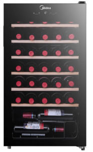 Appliances: Midea 93L Wine Cooler Black