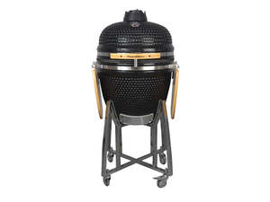 Bbq: Kamado BBQ Grill Black - 21 Inch
