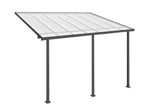 Aluminium Patio Canopy Grey - 10ft x 14ft