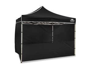 Heavy-Duty Gazebo 3m x 3m - Black