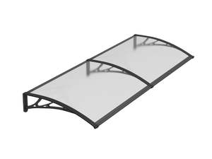 Gazebo Shade: Clear Window Awning 100cm x 240cm