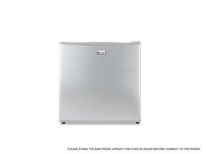 Refrigerator: Novello Bar Fridge Grey - Med/48L