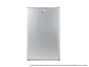 Refrigerator: Novello Bar Fridge Grey - XL/86L