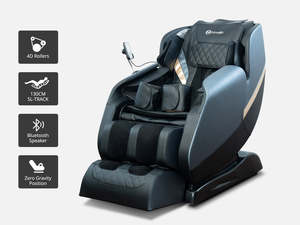 Health Beauty: Massage Chair with Touch Screen JBSL1 - Blue