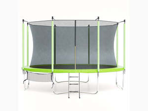 Trampoline: Trampoline Lime - 12ft