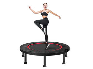Trampoline: Folded Mini Trampoline 40-inch - Red