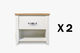 Adelle Bedside Table x 2