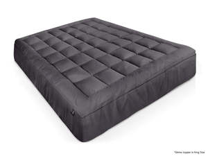 Bamboo Charcoal Mattress Topper - Queen