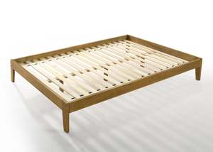 Essential Items 1: Sovo Bed Frame Oak - Queen