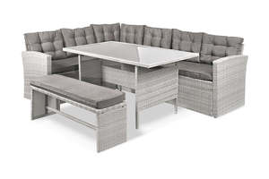 Summer: Catania 4-Piece Steel Outdoor Dining Set