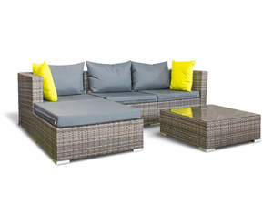 Summer: Vicenza Outdoor Corner Set Aluminium frame