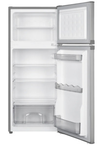 Fridge Freezer Combo: Imprasio 125L Top Mount Fridge Freezer Stainless Steel IMTMF125SS manual defrost