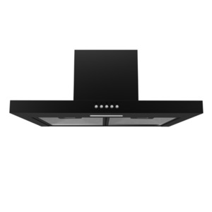 Appliances: Midea 60 cm T-Shape Rangehood Black