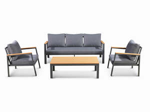 Sparre Outdoor Conversation Set 3+1+1 Aluminium frame