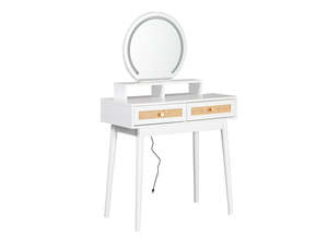 Naturlig Dressing Table with LED Light