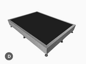 Enkel Range: Enkel Bed Base - Double