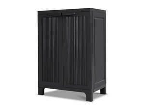 Labour Weekend Specials: Half-Height Outdoor Storage Cabinet - Black