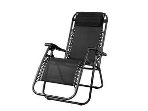 Auckland Displayed Dont Delete It Please: Zero Gravity Chair - Black