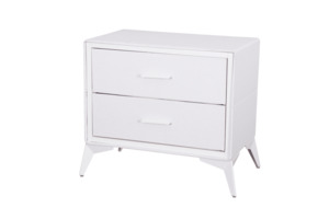 Delani Bedside Table - Cream