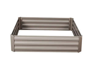Garden Range: Galvanized Steel Garden Bed 120x120x30 cm