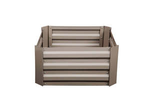 Galvanized Steel Garden Bed 60x60x30 cm