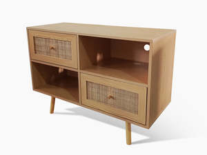 13th Birthday Deals: Atlantic Rattan Entertainment Unit - 97 cm