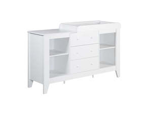 Changing Tables: Wooden Nursery Change Table - White