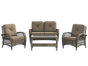 4pc Outdoor Sofa Set PE rattan