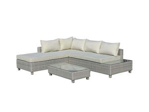 Outdoor Sale: 3pc Outdoor Sofa Set PE rattan