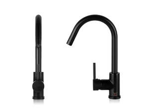 Bathroom Health Beauty: Black Kitchen Faucet - Gooseneck
