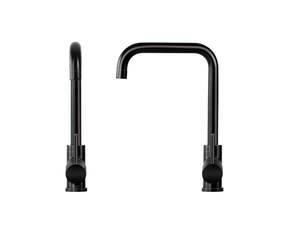 Black Kitchen Faucet - Square