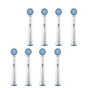 DS BS 8pcs Sensitive Clean Brush Heads for Oral B