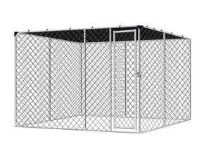 DS Dog run D with shade sail 4x4x1.8m